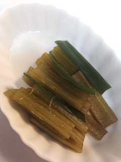 らわんぶきと昆布の煮物-レシピのメイン写真