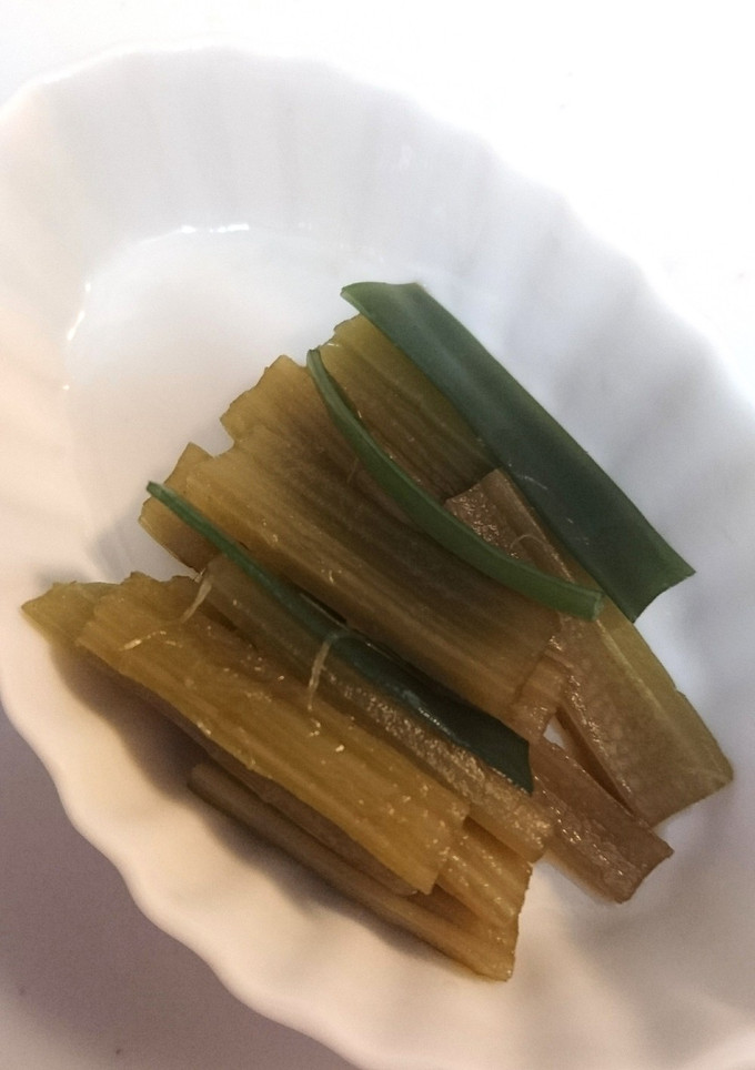らわんぶきと昆布の煮物-レシピのメイン写真