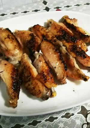 魚焼きグリルで鶏手羽中焼き-レシピのメイン写真