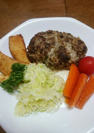 我が家のハンバーグ-レシピのメイン写真