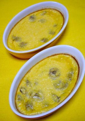 糖質オフ！カップで☆バナナプリンタルト-レシピのメイン写真