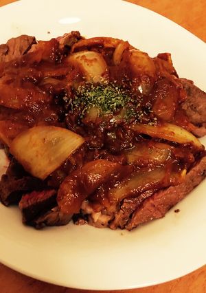 居酒屋的牛肉のバターソテー・カレーソース-レシピのメイン写真