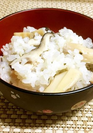 エリンギで”なんちゃって”松茸ごはん風？-レシピのメイン写真