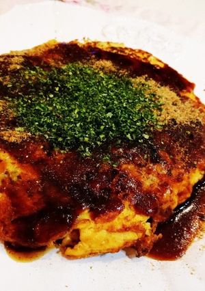 ダイエットにも！グルテンフリーお好み焼き-レシピのメイン写真
