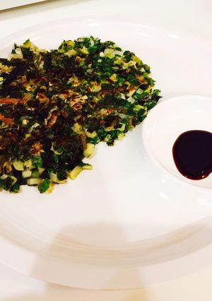 パパイヤ茶入りチヂミ★パパイヤ茶ガラ活用-レシピのメイン写真