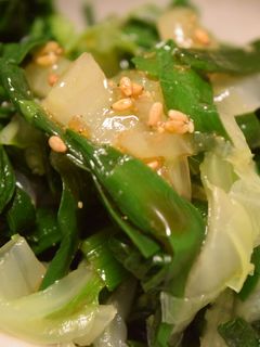 ニラと白菜のお浸し-レシピのメイン写真