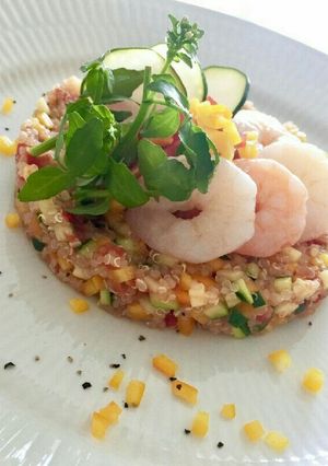 綺麗になれちゃう『キヌアのリゾット』-レシピのメイン写真
