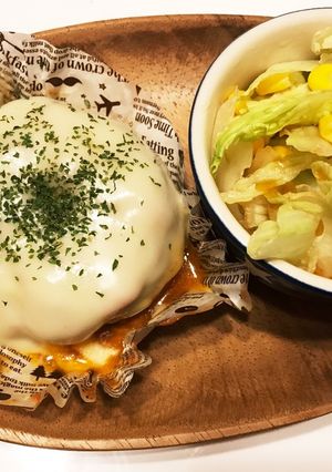 デミグラスチーズハンバーグ★リメイク-レシピのメイン写真