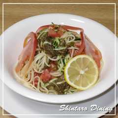 รูปของ 羅臼とろろ昆布を使った☆冷たいパスタ☆