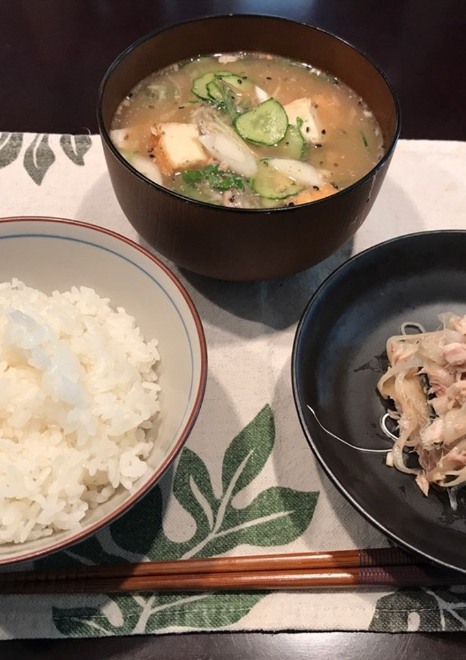 暑い日にさっぱり!　夏の鯖定食!!-レシピのメイン写真