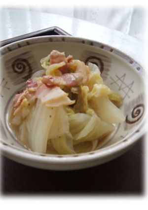 白菜バター蒸し-レシピのメイン写真