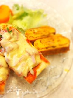 朝食✨皆んなが大好きなピザトースト✨-レシピのメイン写真