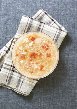 冷やしトマトぞうすい-レシピのメイン写真