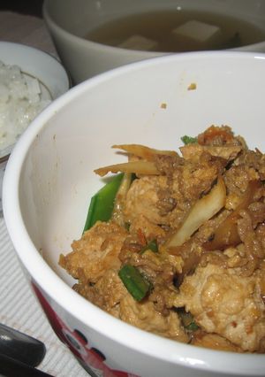 炒り豆腐 ひき肉入り-レシピのメイン写真