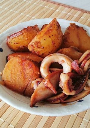 いかと新じゃが芋の煮物☆-レシピのメイン写真