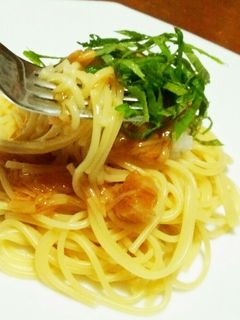大根おろしとナメタケのスパゲッティ-レシピのメイン写真