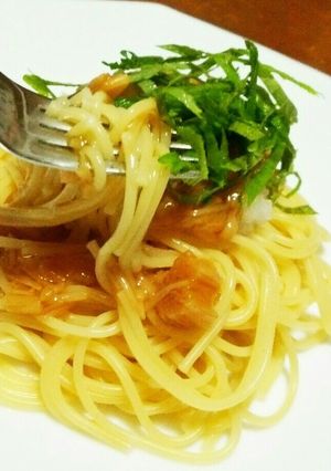 大根おろしとナメタケのスパゲッティ-レシピのメイン写真