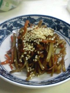 お弁当にも☆きんぴらごぼう♪-レシピのメイン写真