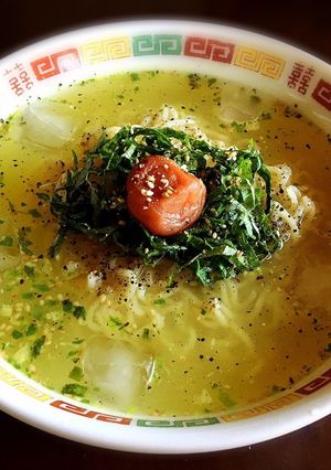 冷たい☆さっぱり美味しい梅しそ塩ラーメン-レシピのメイン写真