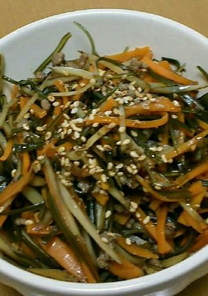【再利用】昆布入金平牛蒡-レシピのメイン写真