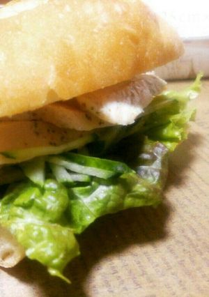 サラダチキンサンド-レシピのメイン写真