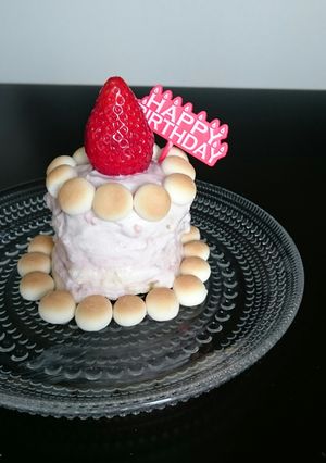 1歳の誕生日に♬レンジ蒸しパンケーキ♡-レシピのメイン写真