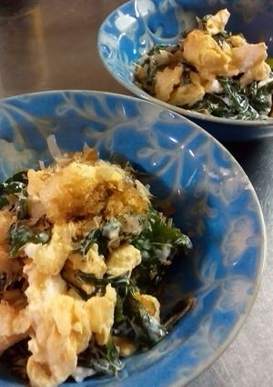 大量消費！②わかめと玉子のサラダლ(´ڡ-レシピのメイン写真