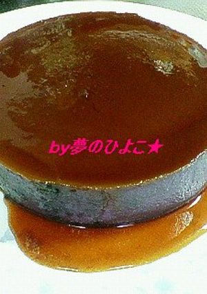 ミキサーで簡単！クリーミィ紫いもプリン-レシピのメイン写真