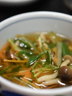水菜ときのこの煮浸し-レシピのメイン写真