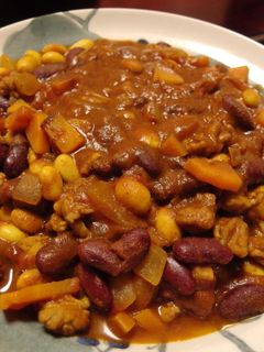 豆たっぷり!せせりカレーチリビーンズ-レシピのメイン写真