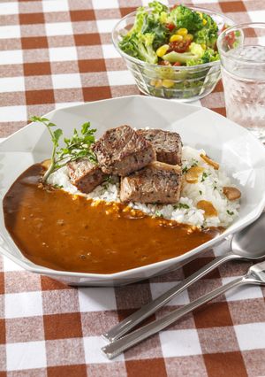 ステーキカレー-レシピのメイン写真