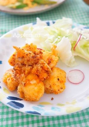 やみつき！鶏胸肉の食べるラー油唐揚げ-レシピのメイン写真
