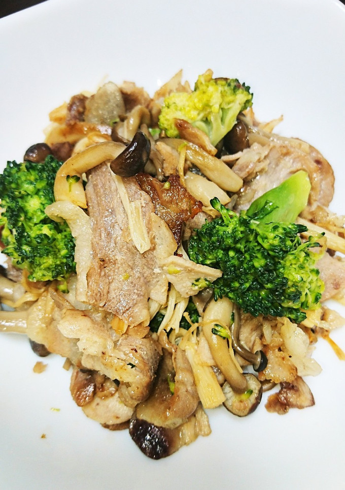 簡単!きのこと豚肉のマヨネーズ炒め-レシピのメイン写真