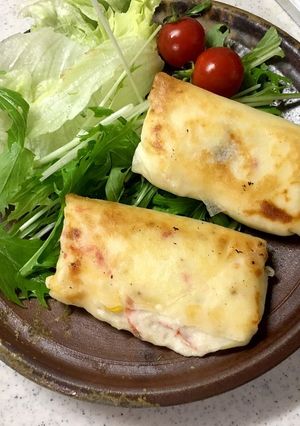 カニ風クリーム春巻き-レシピのメイン写真