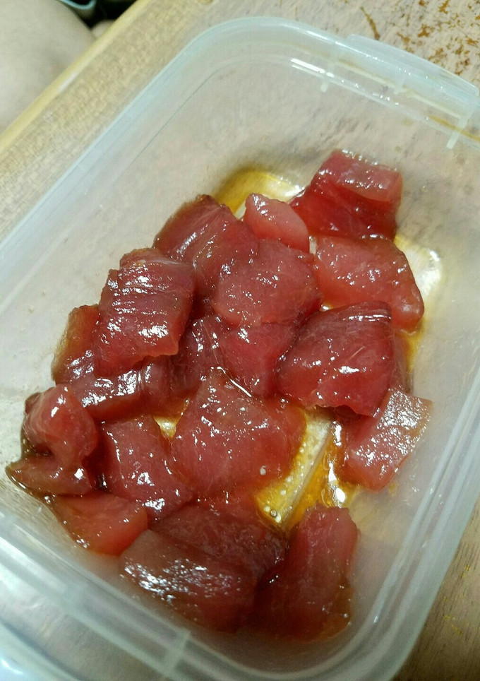 煮きり不要‼すぐできる簡単マグロの漬け-レシピのメイン写真