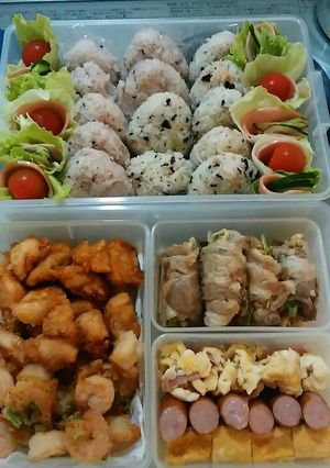 2017年　運動会のお弁当-レシピのメイン写真