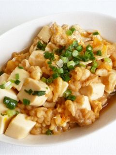 豆腐と揚げ玉の卵とじ-レシピのメイン写真