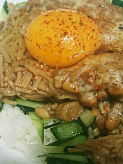 NN TKG なめたけなっとう卵かけご飯-レシピのメイン写真