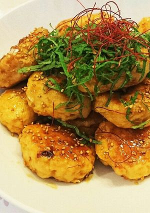 ピリ辛中華風つくね-レシピのメイン写真