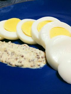 ゆで玉子のおしゃれ風おつまみ-レシピのメイン写真