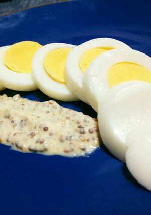 ゆで玉子のおしゃれ風おつまみ-レシピのメイン写真