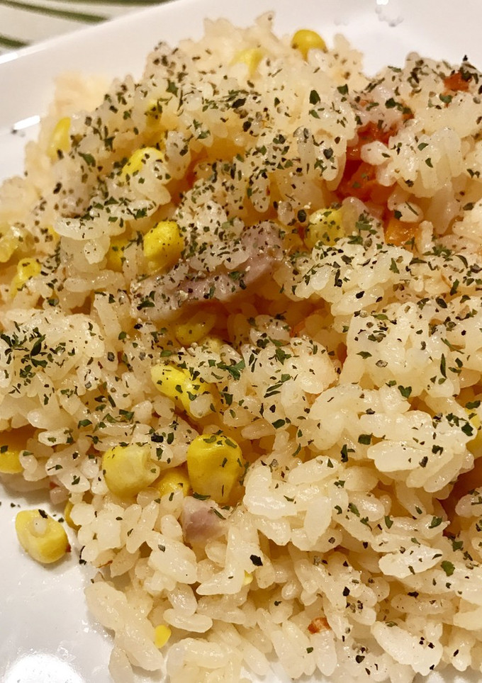 トマトとコーンの洋風炊き込みご飯-レシピのメイン写真