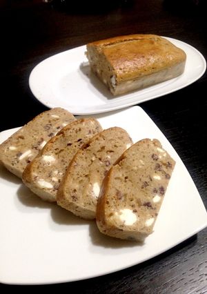 小豆とクリームチーズのパウンドケーキ♪♪-レシピのメイン写真
