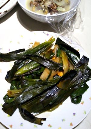 ネギの青い部分消費ネギ豆板醤炒め-レシピのメイン写真
