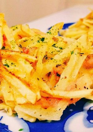 幸せの♪ポテト&ハムのかき揚げ-レシピのメイン写真