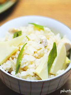 鶏肉入り☆水煮で簡単♪たけのこごはん-レシピのメイン写真