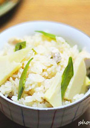 鶏肉入り☆水煮で簡単♪たけのこごはん-レシピのメイン写真