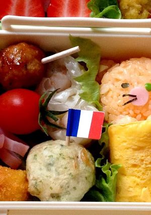 キャラ弁♡きよらの卵のCMの冷え猫弁当☆-レシピのメイン写真