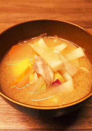 サツマイモの濃厚豚汁-レシピのメイン写真