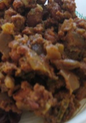 チョリソで作るStuffing-レシピのメイン写真
